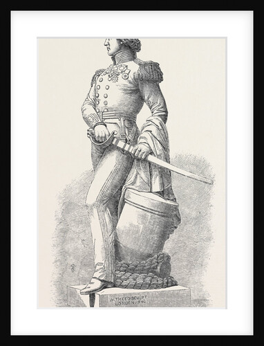 Statue of the Late Sir William Peel K.C.B. In Greenwich Hospital by Anonymous