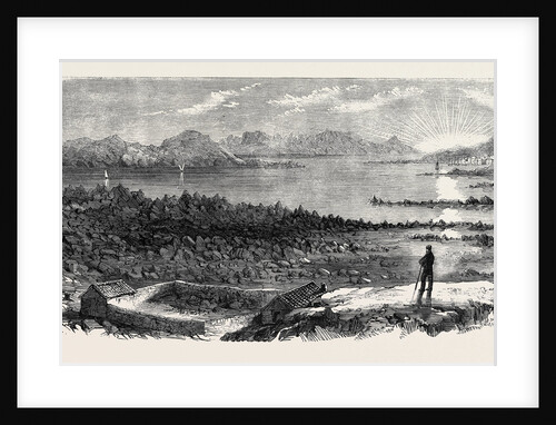 View from the Platform of Rock at the Back of Garibaldi's House Caprera by Anonymous
