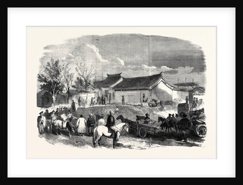 The Chinese Bringing to the British Headquarters the 300000 Taels As Compensation to the Released British Prisoners and to the Families of Those Who Were Murdered by Anonymous