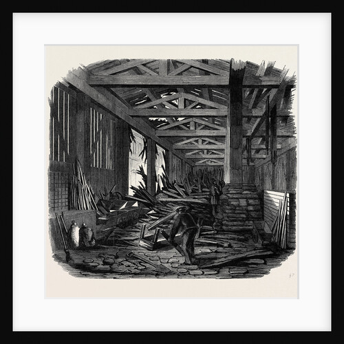 Scene of the Recent Explosion at the Royal Engineer Establishment Chatham. by Anonymous