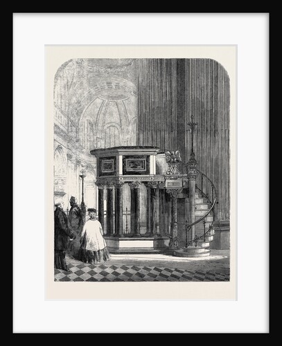 The New Pulpit St. Paul's Cathedral by Anonymous