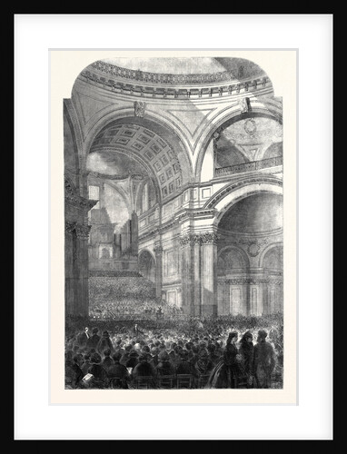 The Performance of the Messiah in St. Paul's Cathedral 1861 by Anonymous