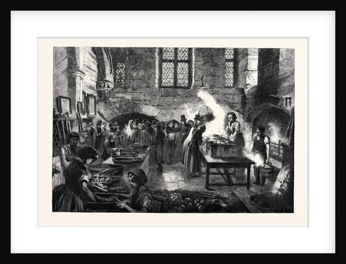 The Distress in Coventry Distribution of Soup for Distressed Weavers in the Kitchen of St. Mary's Hall by Anonymous