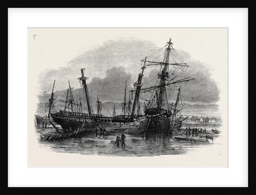 The Recent Gale Wrecks at Hartlepool February 1861 by Anonymous