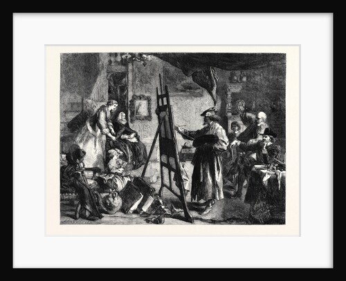 The Studio of Rembrandt, in the Exhibition of the British Institution by Anonymous