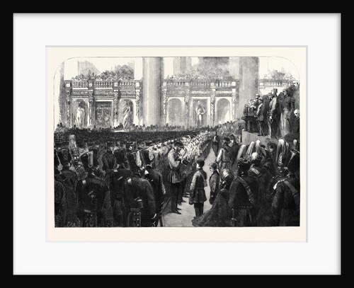 The Liverpool Press Guard (80th Lancashire Rifle Volunteers) Taking the Oaths in St. George's Hall by Anonymous