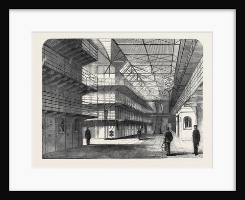 The Outbreak Among the Convicts at Chatham: Interior of St. Mary's Convict Prison 1861 by Anonymous