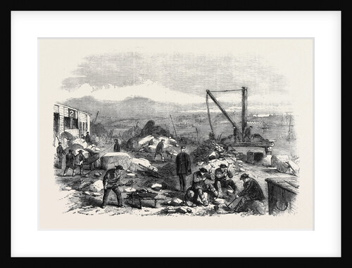 St. Mary's Island: The Convicts at Labour Chatham Prison 1861 by Anonymous
