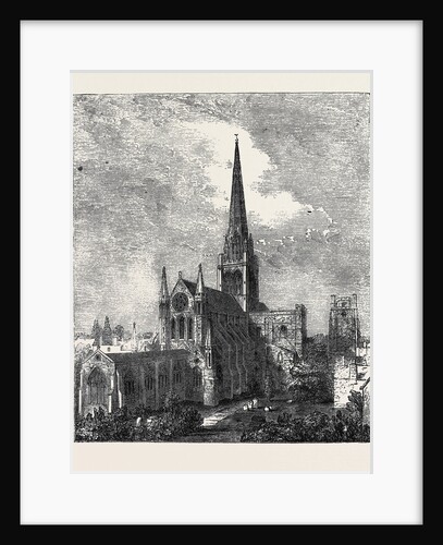 Chichester Cathedral: General View from West Street by Anonymous