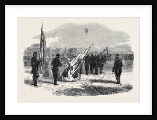 The Volunteer Movement: Presentation of Colours to the 39th Middlesex (Finsbury) Volunteers at the Crystal Palace on Whit Monday 1861 by Anonymous