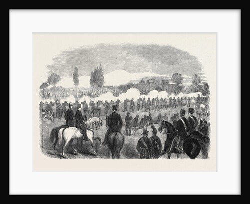 The Volunteer Movement: Review of the Cambridge University Volunteers and the Inns of Court Corps at Cambridge by Colonel M'Murdo in the Presence of the Prince of Wales 1861 by Anonymous