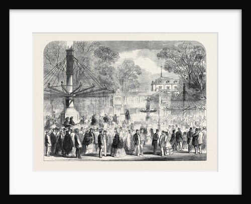British Excursionists in the Champs Elysees: The Wooden Horses by Anonymous