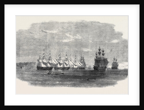 The British Fleet Lying in the Roadstead of Beyrout by Anonymous