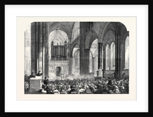Diocesan Meeting of Parish Choirs at Salisbury Cathedral 1861 by Anonymous