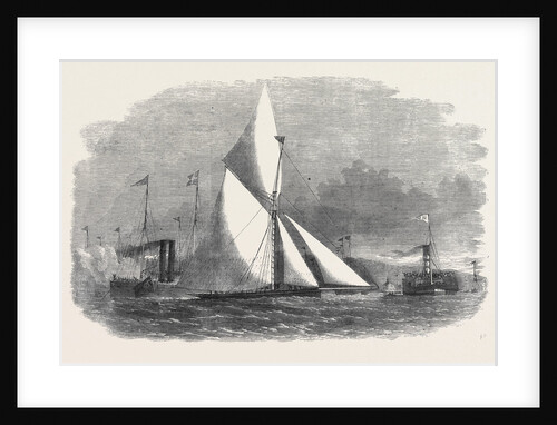 Royal Thames Yacht Club Match: The Thought Winning the £100 Plate 1861 by Anonymous