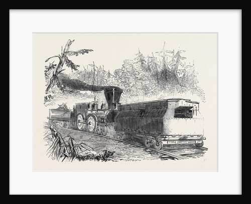 Iron Car Battery on the Philadelphia Railway 1861 by Anonymous