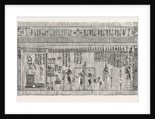 Representation of the Egyptian Judgment of the Dead by Anonymous