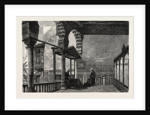 Open Hall in an Old Mameluke Palace at Cairo by Anonymous