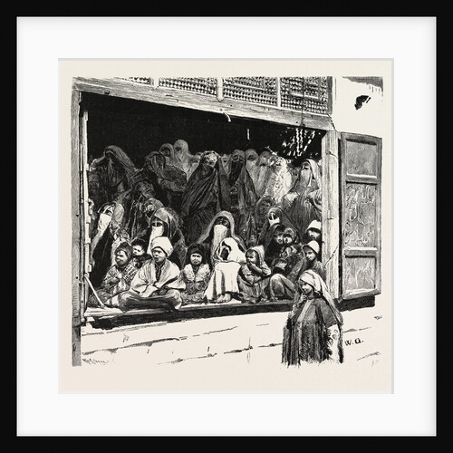 A Family and Their Guests Waiting For The Mah'mal by Anonymous