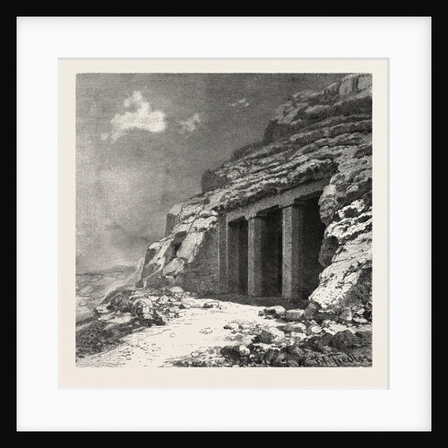 Entrance of the Tomb at Beni Hasan by Anonymous