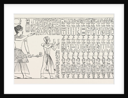 Tablet of Kings at Abydos by Anonymous