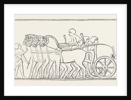 Four-horse Chariot of a Private Person From Abd-el-kurnah by Anonymous