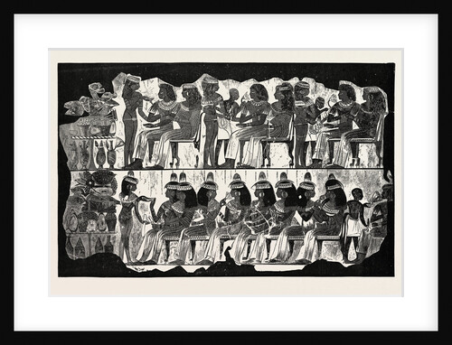 Old Egyptian Representation of a Party by Anonymous