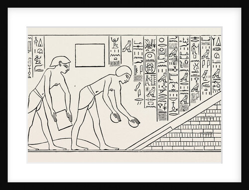 Prisoners of War Engaged On The Buildings of Thothmes III by Anonymous