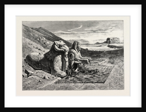 Dealer in Antiquities On The Road From Luxor To Karnak by Anonymous