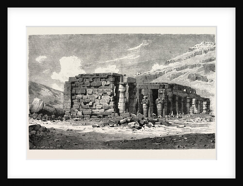 Ruins of the Ramesseum by Anonymous