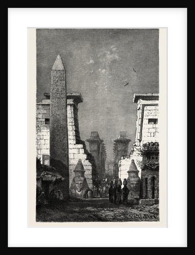 Pylons and Obelisk of Rameses Ii by Anonymous