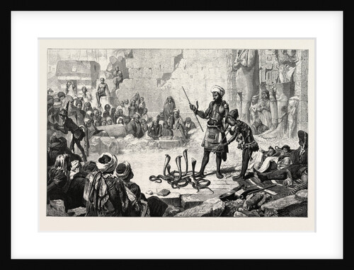 Snake Charmer in the Court of Medinet Haboo by Anonymous