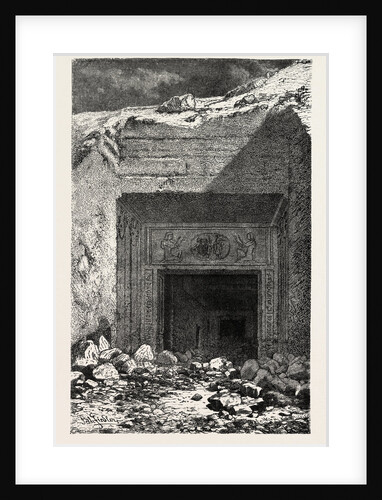 Entrance of a Ring's Tomb in Biban El-mulook by Anonymous