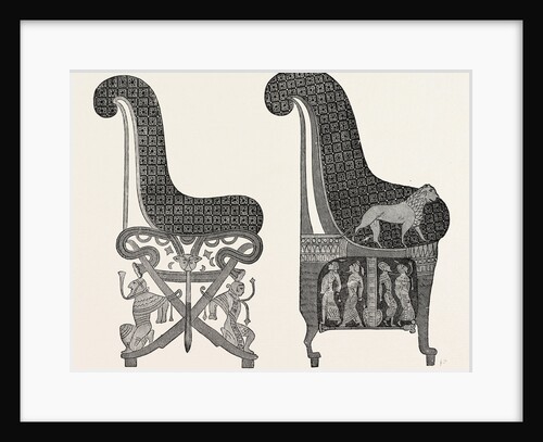 Arm-chairs Represented in the Tomb of Rameses III by Anonymous