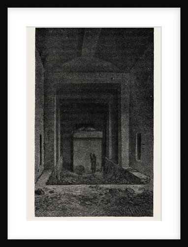 Sarcophagus in the Tomb of Rameses by Anonymous