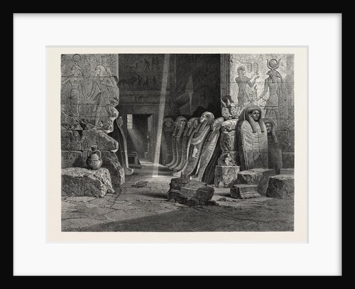 Interior of the Ape-t Temple at Karnak by Anonymous