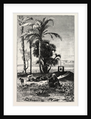 A Shepherd at Karnak by Anonymous