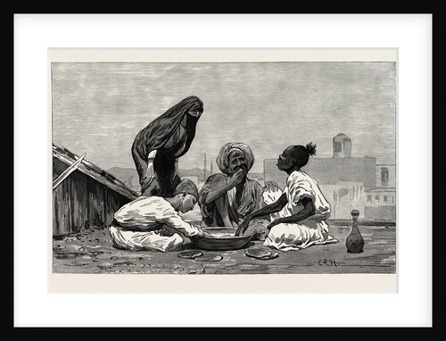 Fellaheen at Meals by Anonymous