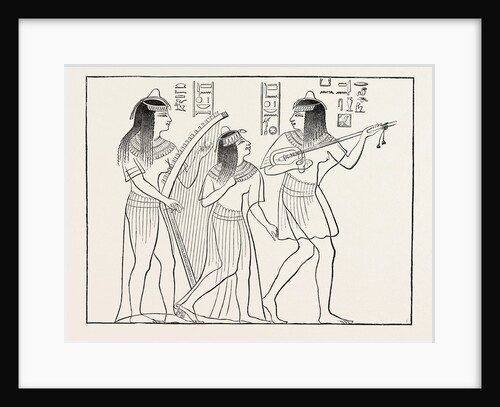 Old Egyptian Musicians by Anonymous