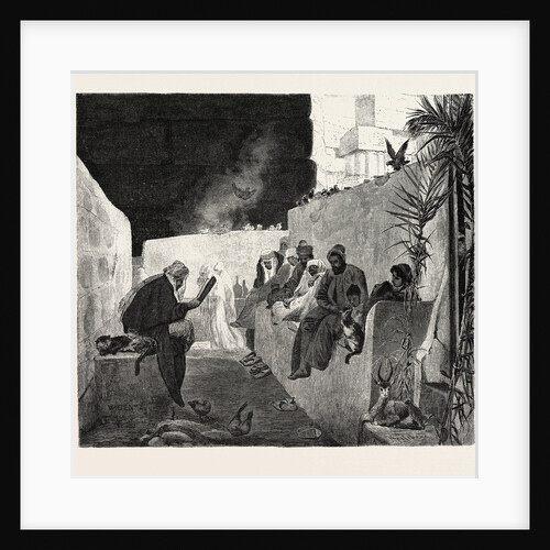 Reading The Koran in an Ancient Temple by Anonymous