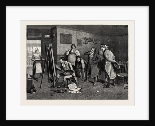 A New Sign for an Old Score from the Painting by H.G. Glindoni by Anonymous