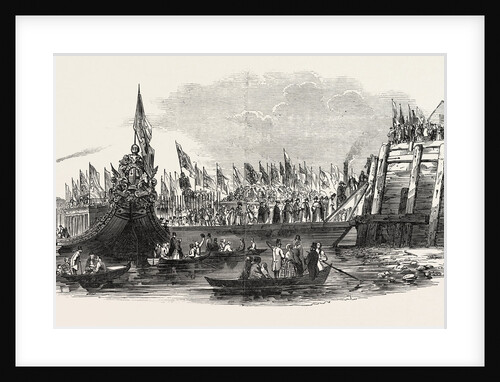 Lord Mayor's Show, the Landing at Westminster, London, 1846 by Anonymous