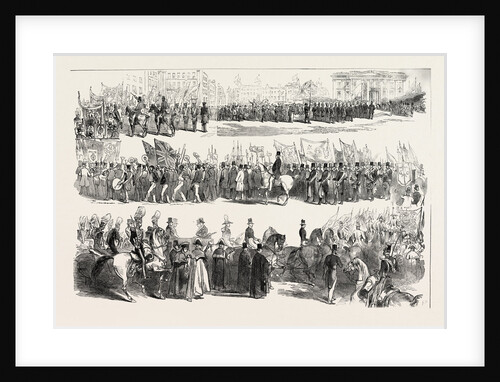 Prince Albert's Visit to Liverpool: The Great Procession to the Site the Sailors' Home by Anonymous