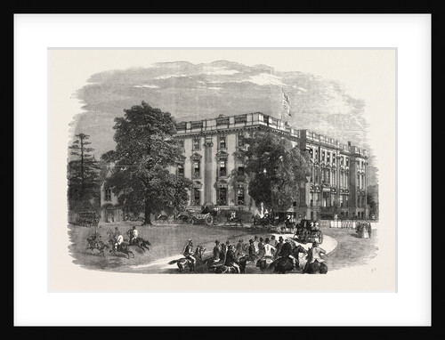 Queen Victoria's Visit to Birmingham, UK: Arrival of Her Majesty at Stoneleigh Abbey, 1858 by Anonymous
