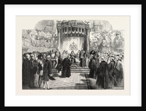 Queen Victoria's Visit to Birmingham, UK: Reading of the Birmingham Corporation' Address to Her Majesty in the Town Hall, 1858 by Anonymous