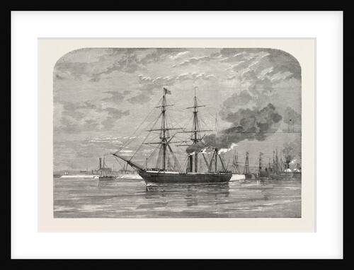 The Cherbourg Fetes: The Pera, Members of the House of Commons, Leaving Southampton, UK, 1858 by Anonymous