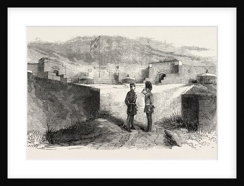 Interior of Seaford Fort, East Sussex, UK, 1858 by Anonymous