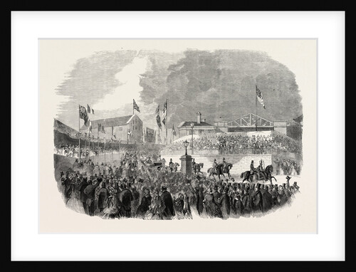 Queen Victoria's Visit to Leeds, UK: Her Majesty Leaving the Railway Station En Route to Woodsley House, 1858 by Anonymous