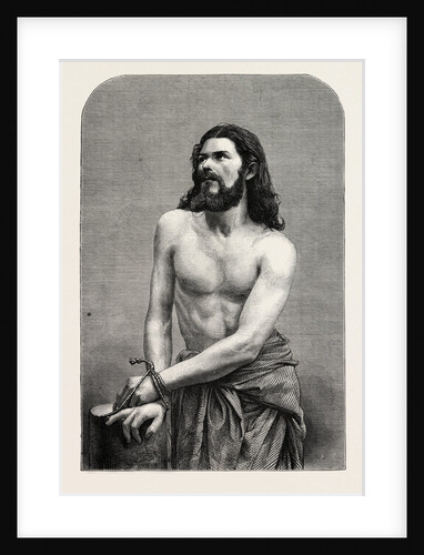 The Oberammergau Passion Play: Joseph Mair (Der Christus), Bavaria, Bayern, Germany, 1870 by Anonymous
