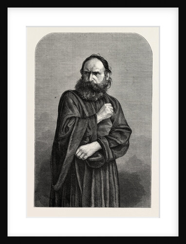 The Oberammergau Passion Play: George Lechner (Judas), Bavaria, Bayern, Germany, 1870 by Anonymous